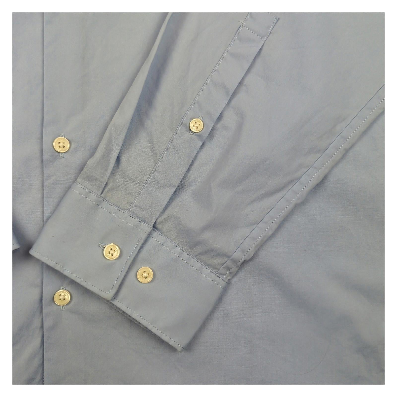 Michael Kors Michael Kors Men's XL Blue Long Sleeve Cotton Shirt Designer Excellent Condition shirt RewearableUK