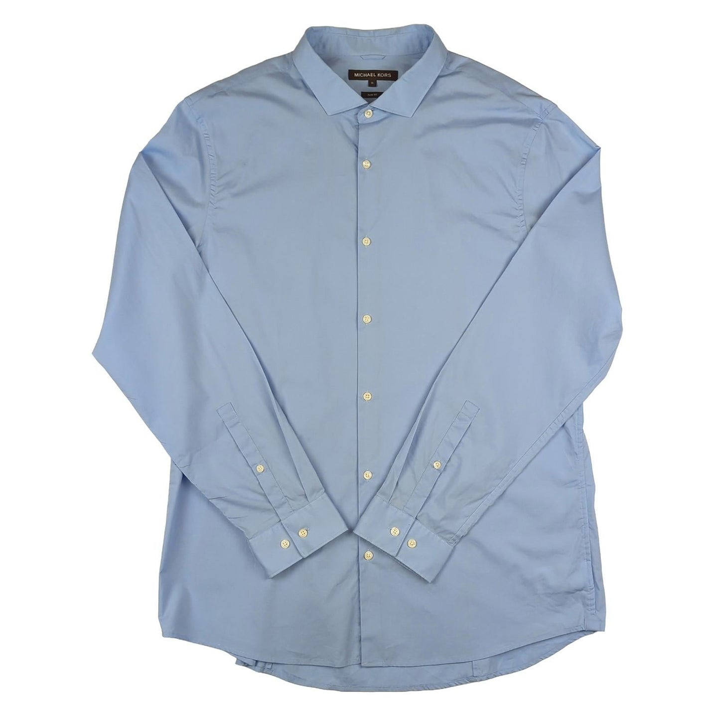 Michael Kors Michael Kors Men's XL Blue Long Sleeve Cotton Shirt Designer Excellent Condition shirt RewearableUK