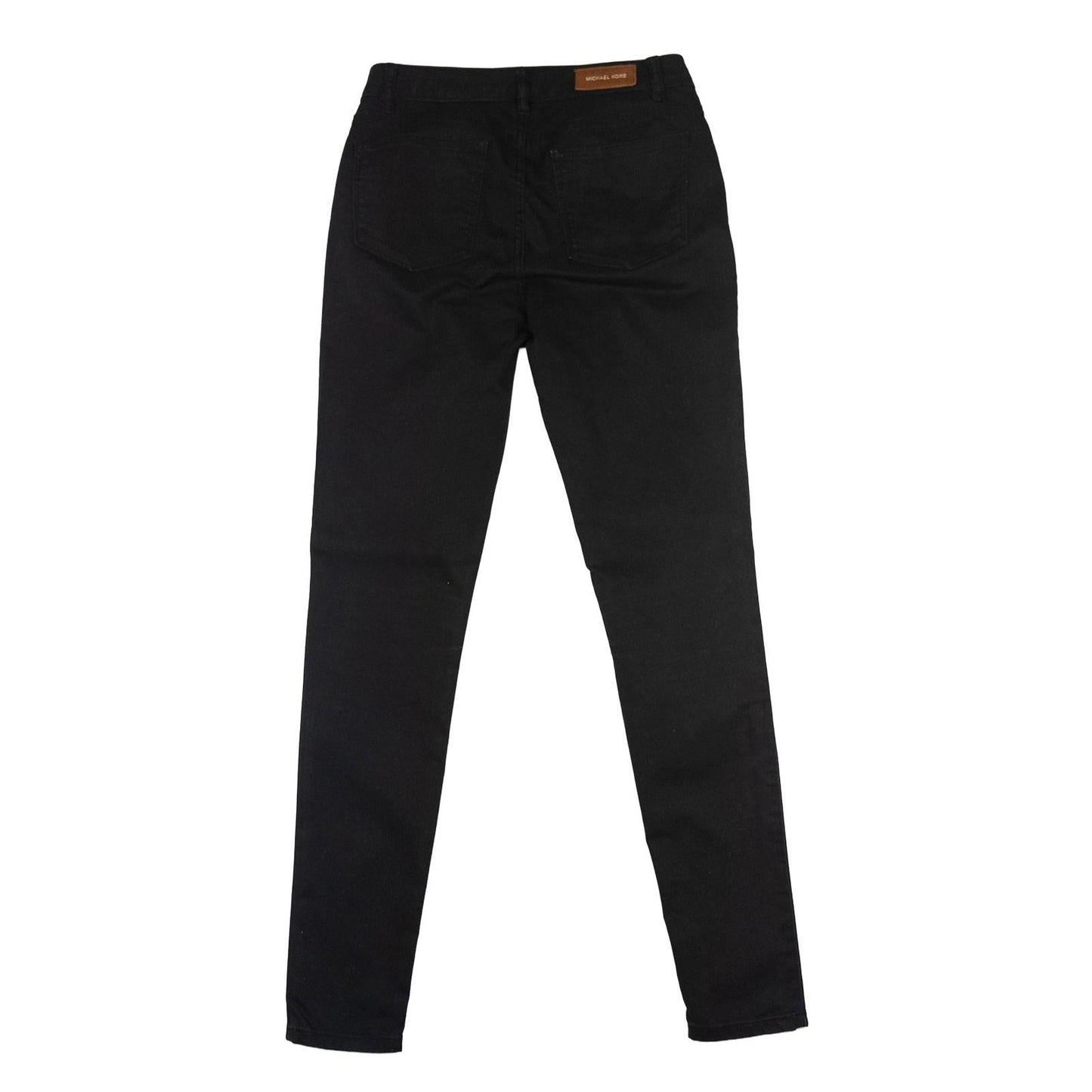 Michael Kors Selma Skinny Jeans US 4 W27 UK 8 Black Stretch Gold Hardware Denim by Michael Kors – | RewearableUK