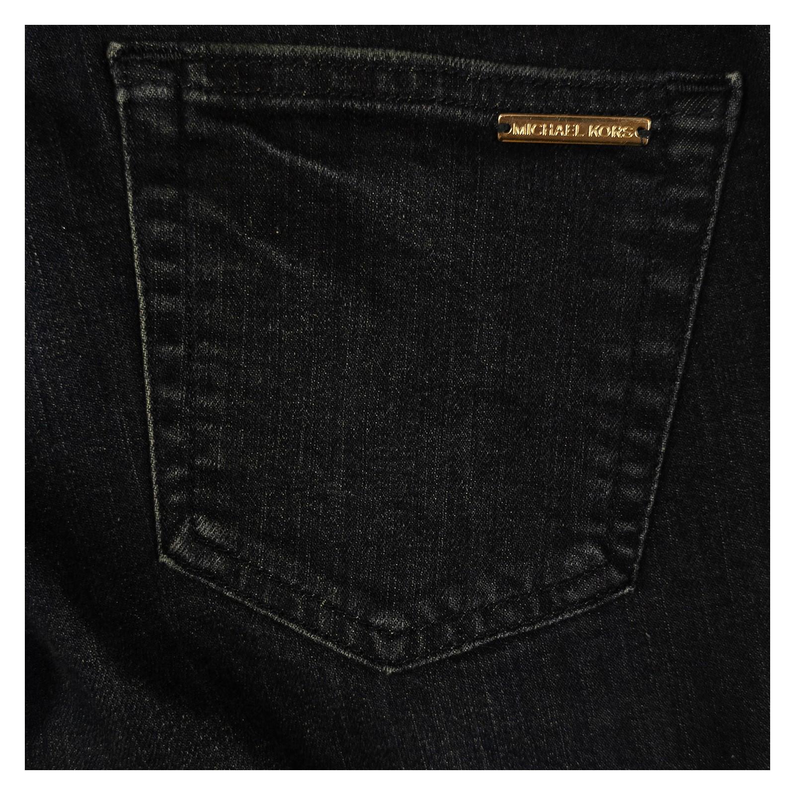 Michael Kors Women's Izzy Skinny Jeans Size US 0 (UK 4) Dark Blue Gold Hardware by Michael Kors – | RewearableUK