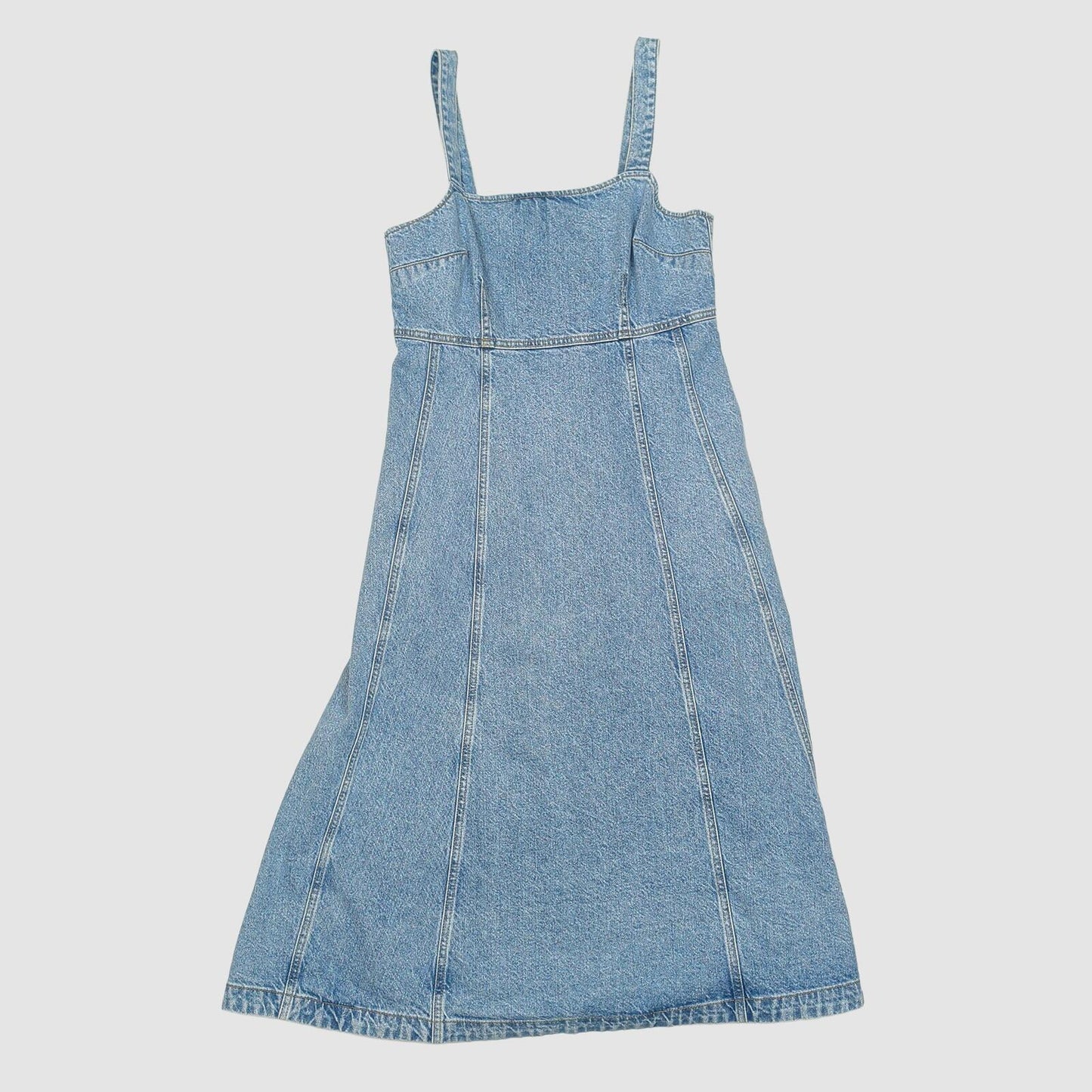 Mint Velvet Blue Denim Midi Dress UK 12 EU 40 US 8 Strappy A Line Cami by Mint Velvet – | RewearableUK