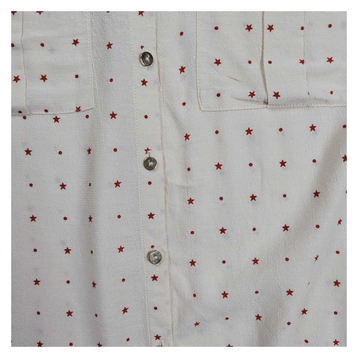 Mint Velvet Ivory Star Print Utility Shirt – UK 18 – product photo 3 | RewearableUK