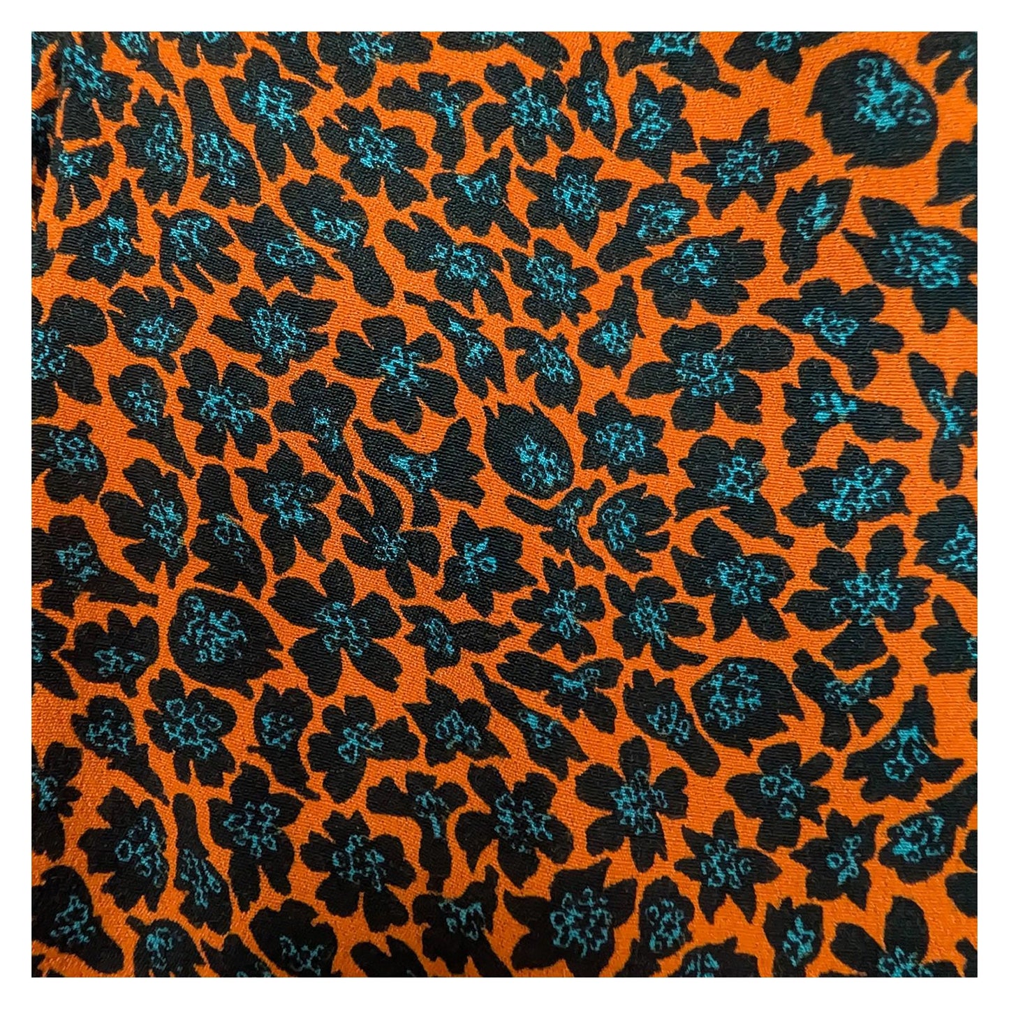 Mint Velvet Top Size UK 16 Orange Black Animal Print V - Neck Long Sleeve Blouse by Mint Velvet – | RewearableUK