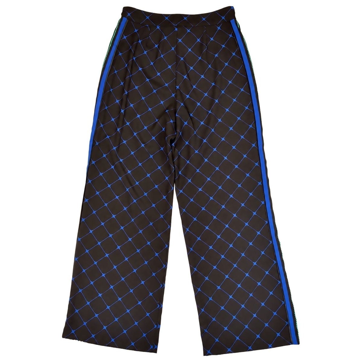 Mint Velvet Wide-Leg Trousers UK 12R Black Blue Geometric – product photo 2 | RewearableUK