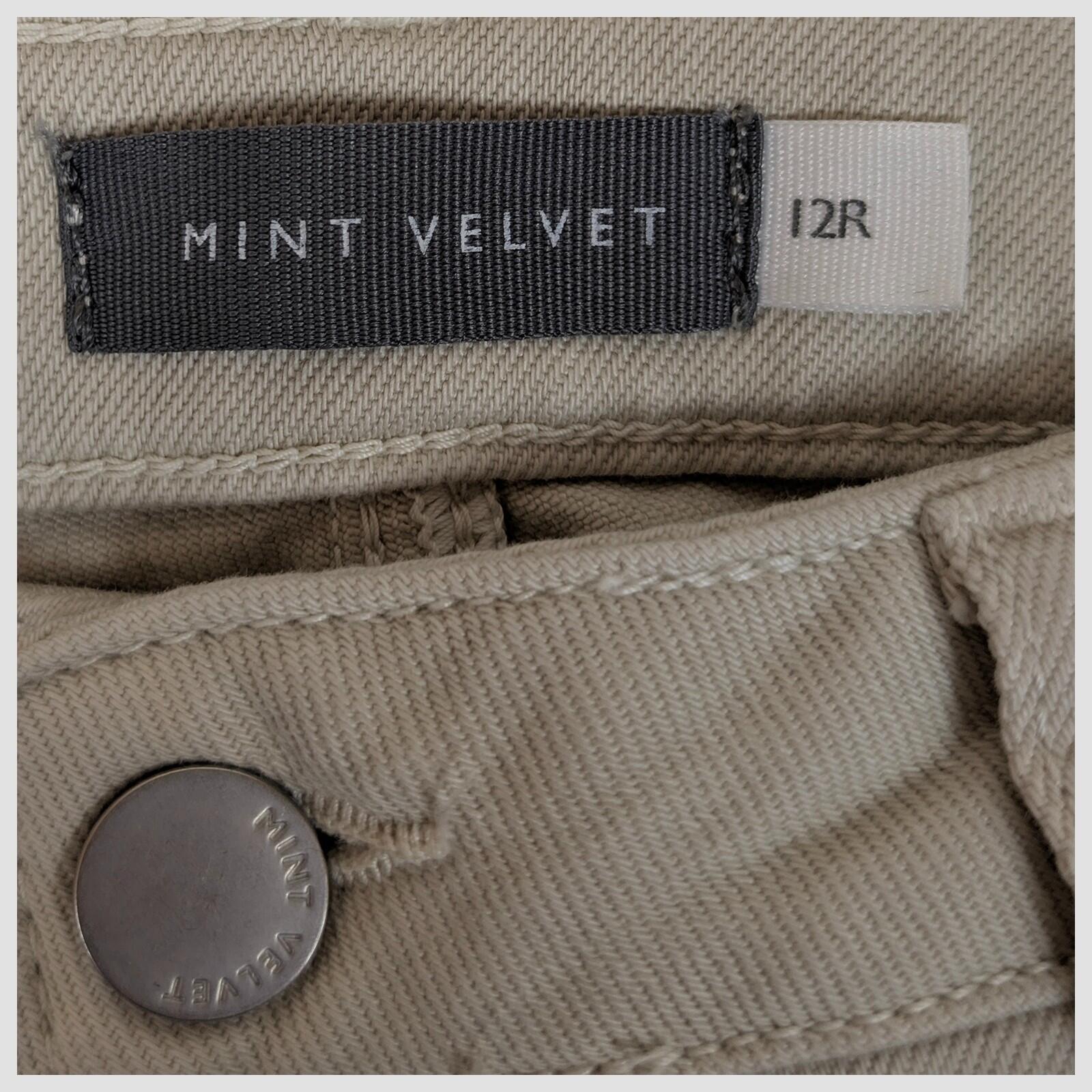 mint velvet womens beige wash straight fit denim jeans pants size 12 r by Mint Velvet – | RewearableUK