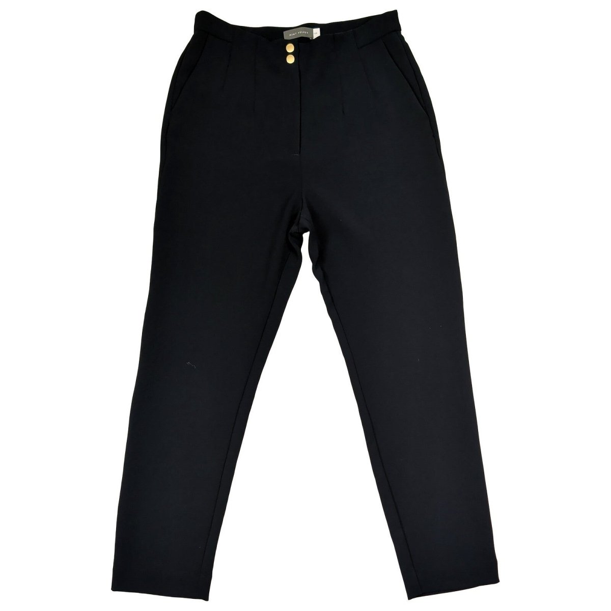 Mint Velvet Women's Black Tailored Trousers Size 10R Smart Tapered Pants by Mint Velvet – | RewearableUK