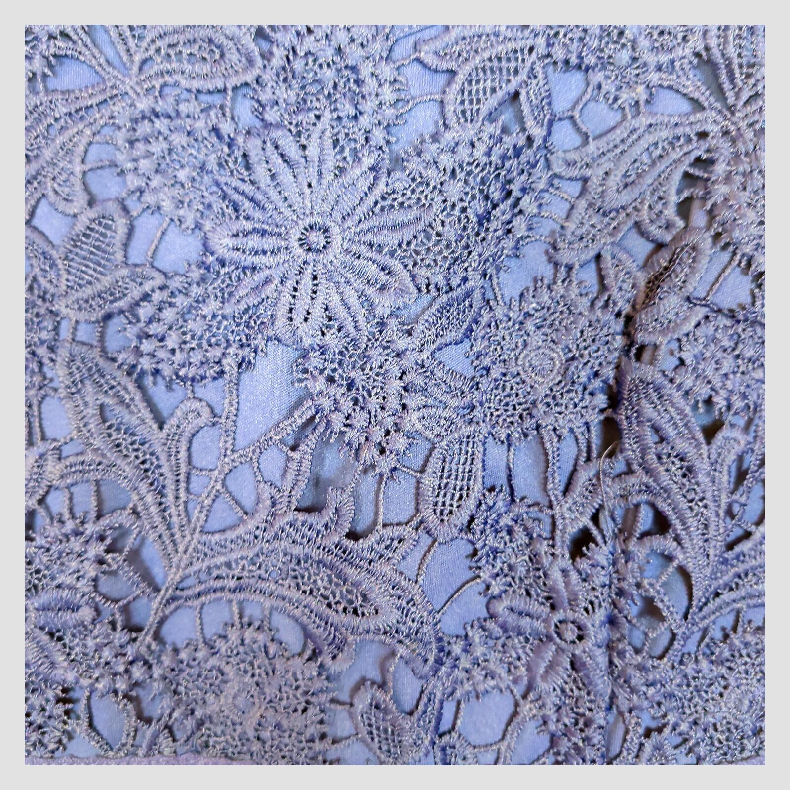 Monsoon Blue Lace Dress UK 12 EU 40 Sleeveless Elegant Occasion Midi by Monsoon – | RewearableUK