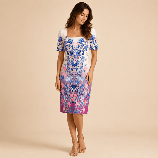Monsoon Multicolour Floral Cotton Dress UK 16 – Dresses product photo 1 | RewearableUK