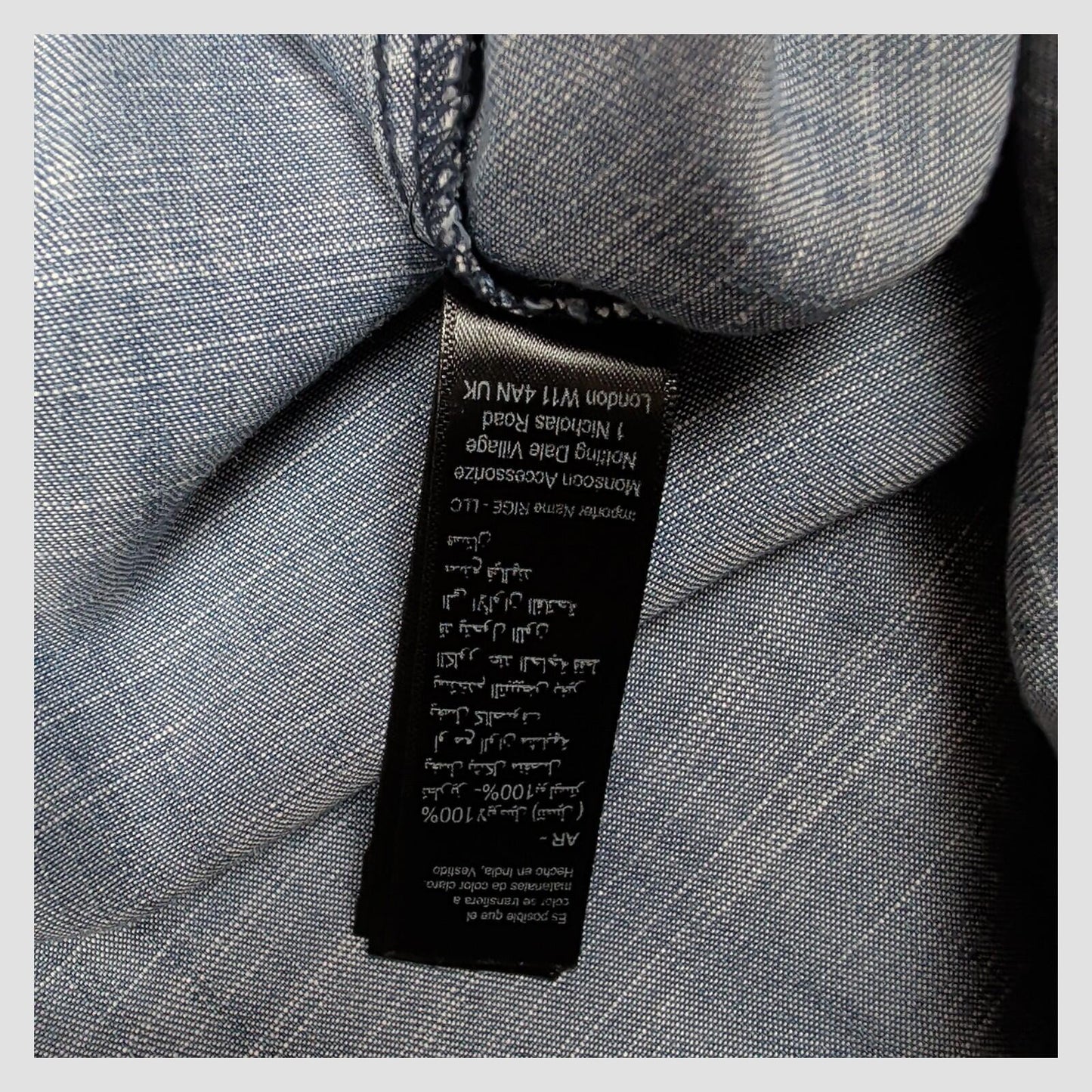 Monsoon Womens Blue Chambray Embroidered Boho Shift Dress Size M by Monsoon – blouse | RewearableUK