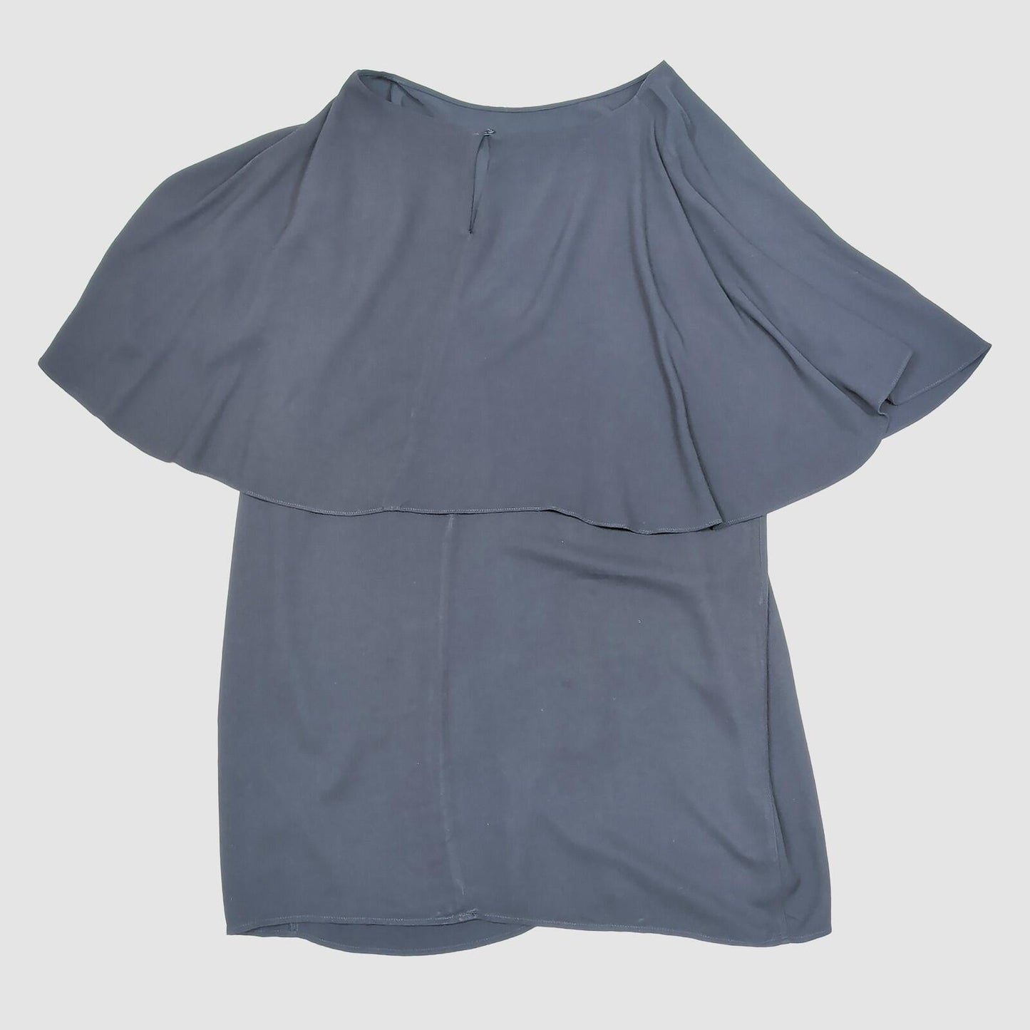 Monsoon Womens Navy Oversized Blouse Batwing Sleeve Viscose Loose Fit by Monsoon – blouse | RewearableUK