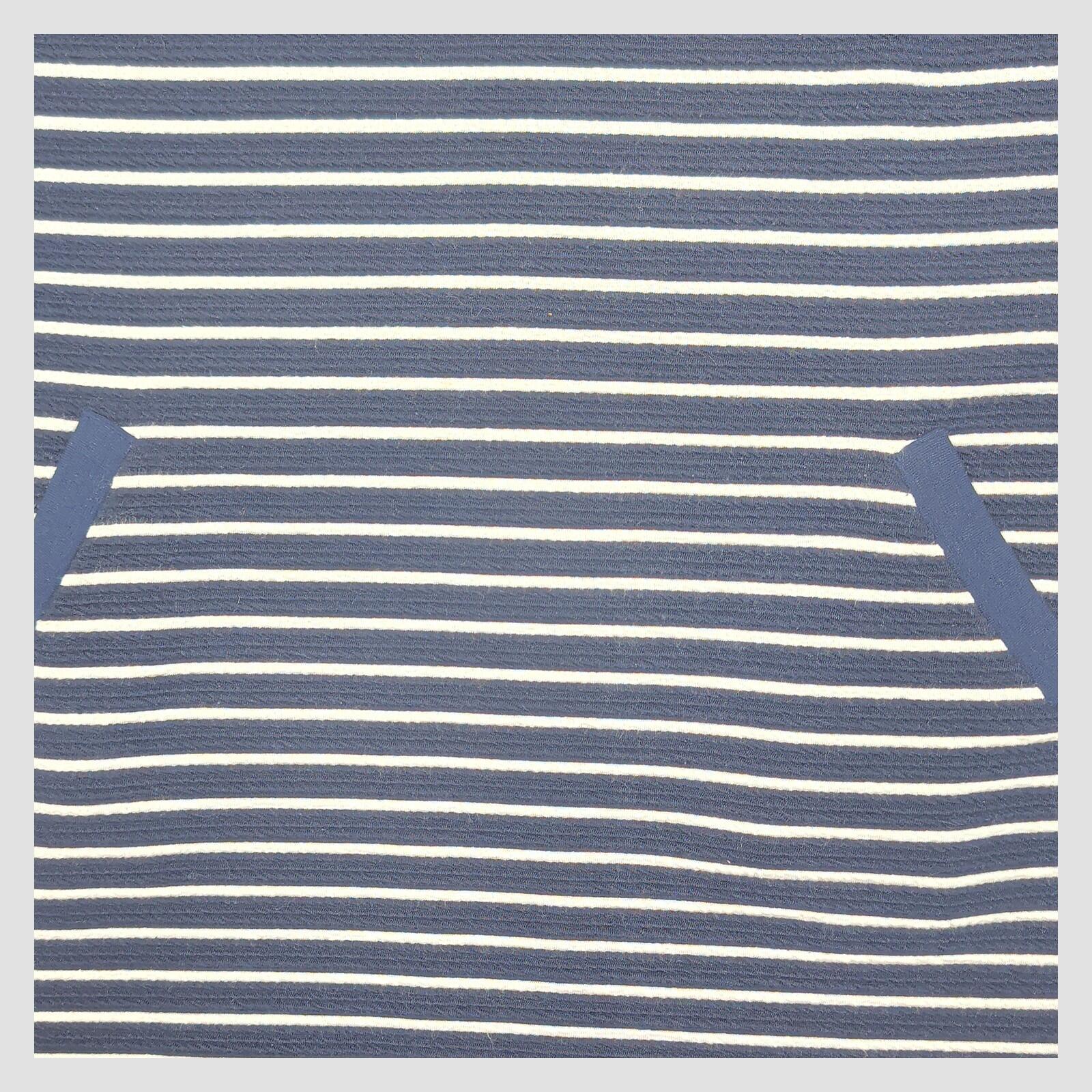 M&S Per Una Weekend Striped 3/4 Sleeve Dress Navy Blue White Womens Size UK 20 by Per Una – | RewearableUK