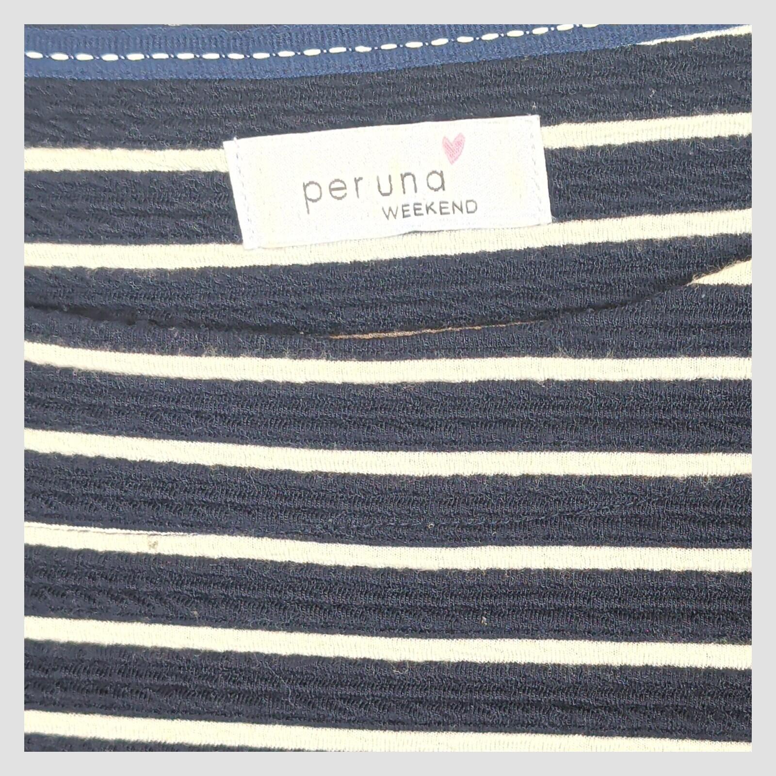 M&S Per Una Weekend Striped 3/4 Sleeve Dress Navy Blue White Womens Size UK 20 by Per Una – | RewearableUK