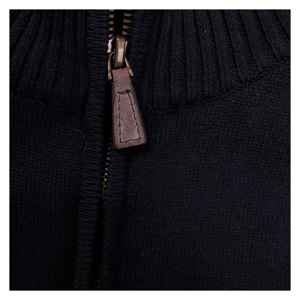 Nautica Men's Jumper L Navy Embroidered Logo Cotton Blend Full Zip – product photo 5 | RewearableUK