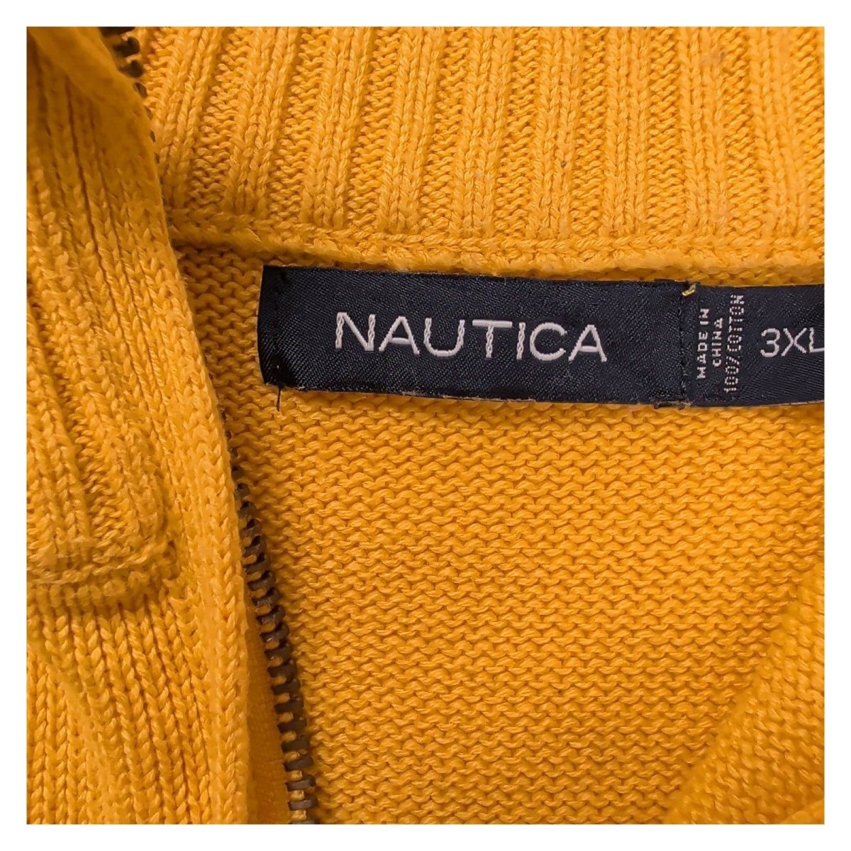 Nautica Men's Jumper Regular XXXLYellow Striped 100% Cotton – product photo 9 | RewearableUK