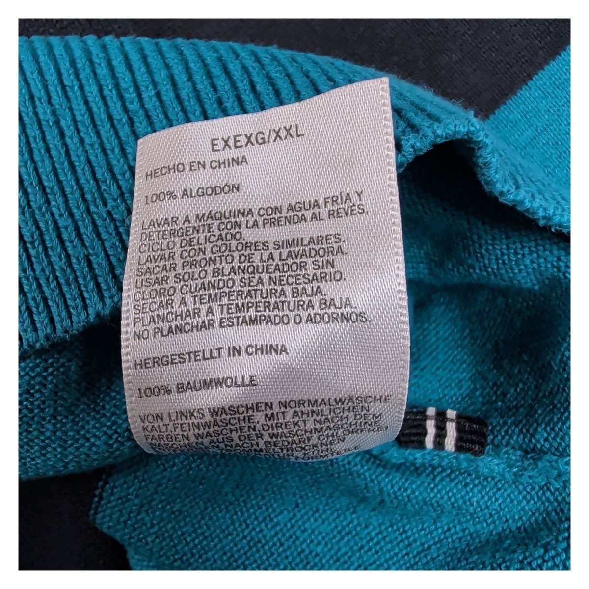 Nautica Men's Jumper XXL Blue Striped 100% Cotton Half Zip Pullover – product photo 7 | RewearableUK