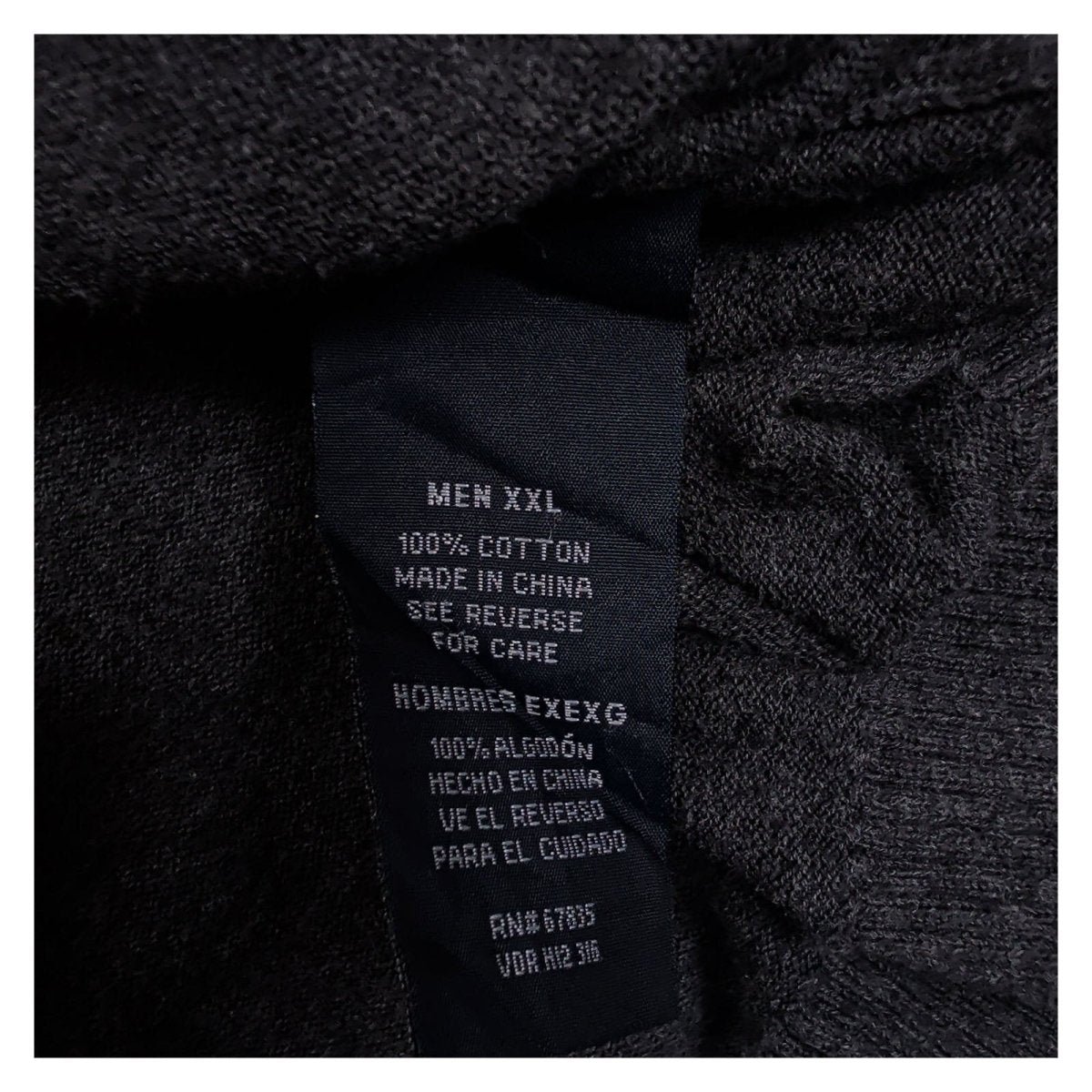 Nautica Men's Jumper XXL Navy Grey Embroidered Striped 100% Cotton – product photo 6 | RewearableUK