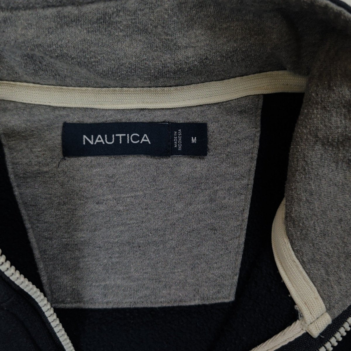 Nautica Men's Quarter Zip Sweatshirt M Black – product photo 6 | RewearableUK