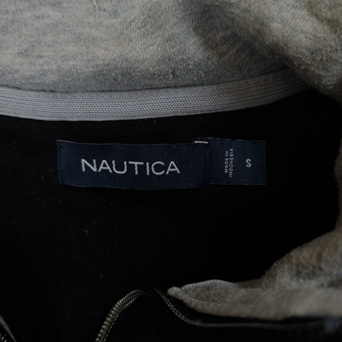 Nautica Men's Quarter Zip Sweatshirt S Black – product photo 5 | RewearableUK