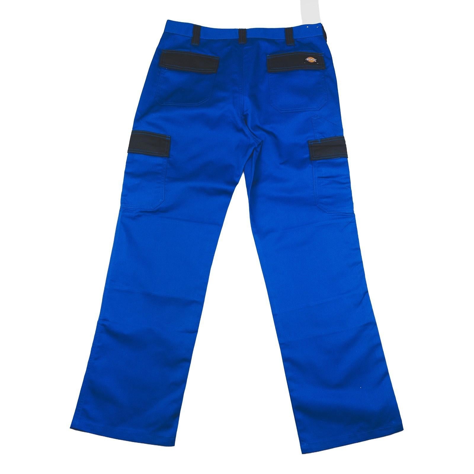 New Dickies Everyday Two - Tone Work Trousers Blue 34R – Men’s Cargo Pants by Dickies – | RewearableUK