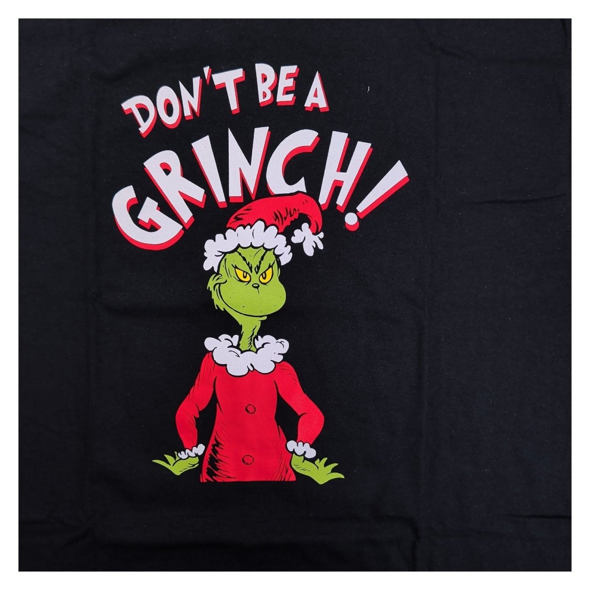 New Look Men's Black Grinch Graphic T-Shirt Medium Cotton – product photo 7 | RewearableUK