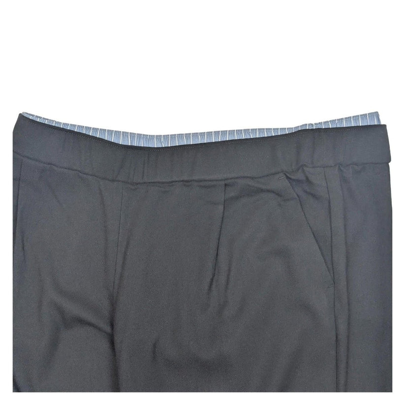 Next Black Wide Leg Trousers Women's Size Large (UK 14 - 16) Elastic Waist New by Next – | RewearableUK