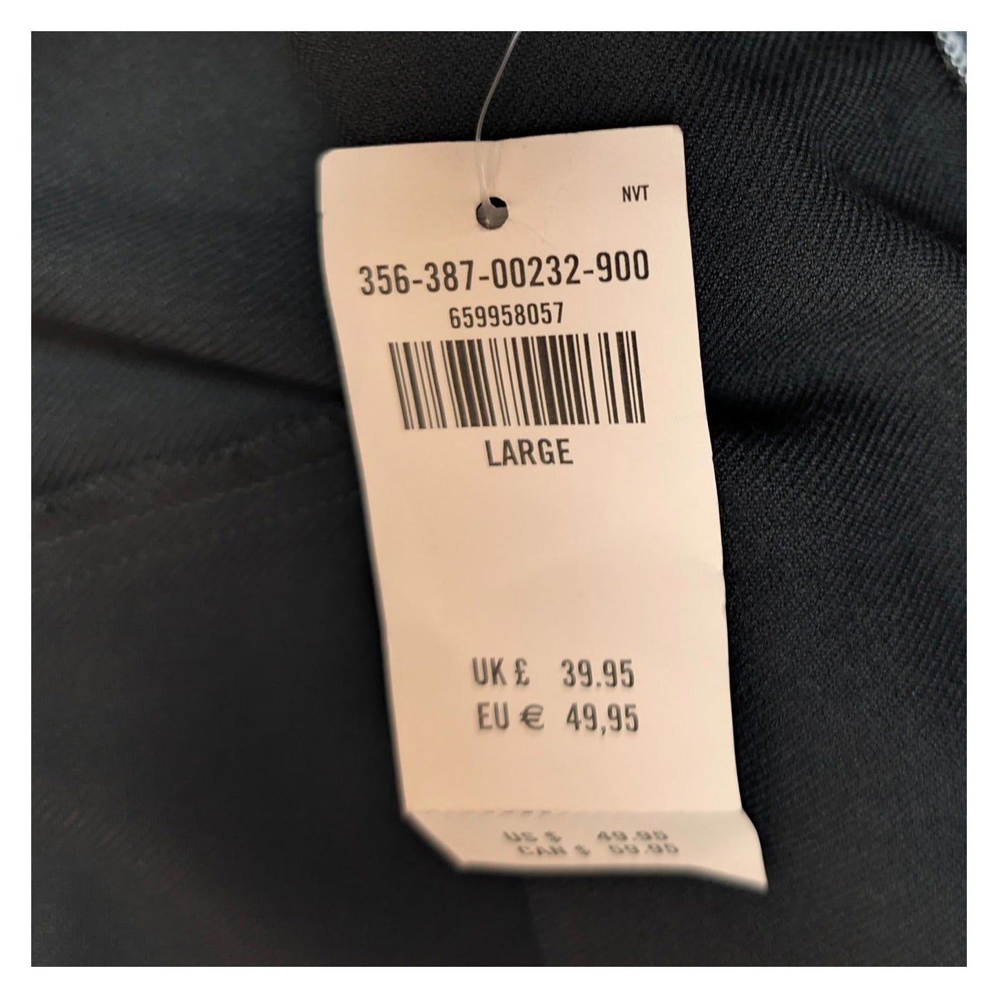 Next Black Wide Leg Trousers Women's Size Large (UK 14 - 16) Elastic Waist New by Next – | RewearableUK