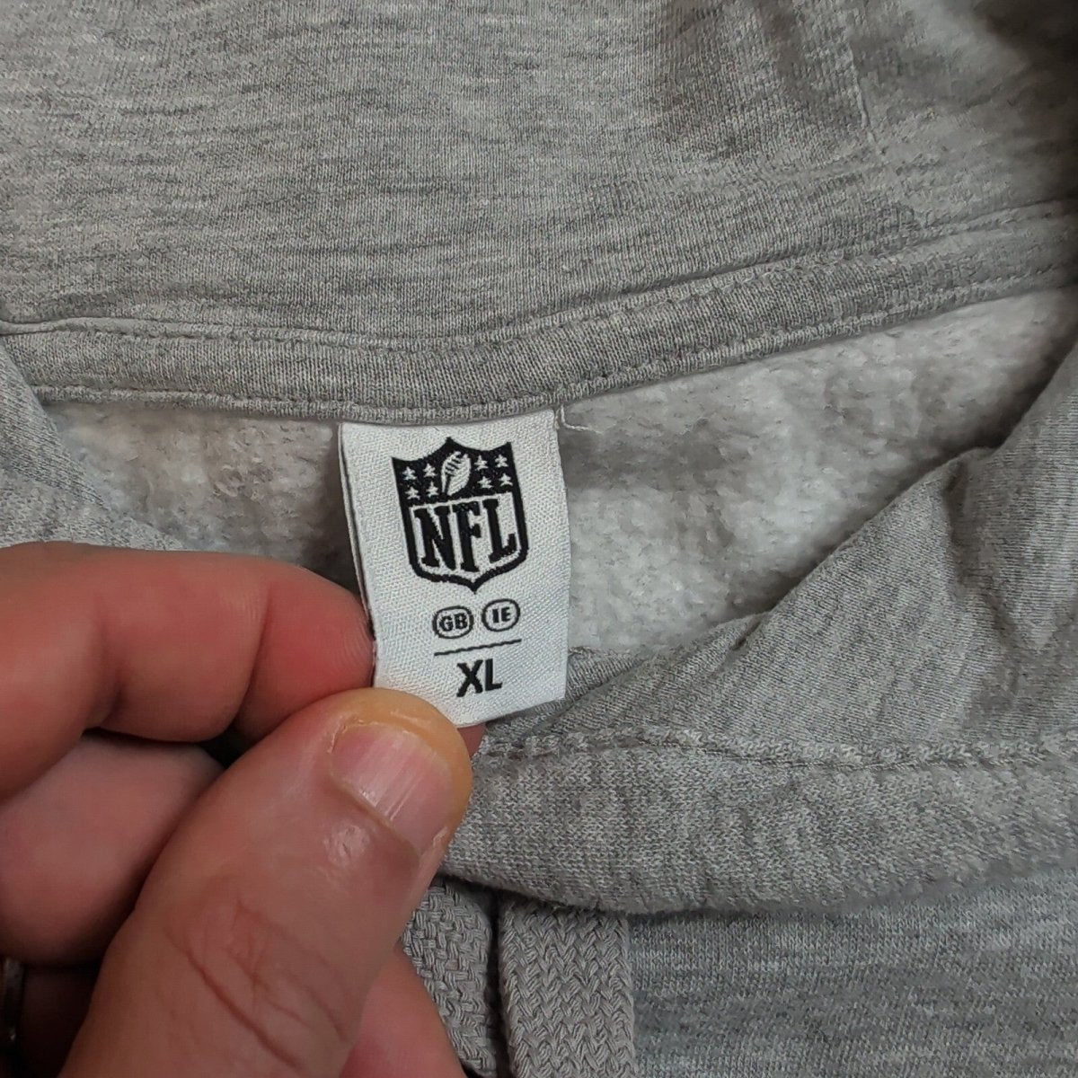 NFL Men's Logo Graphic Hoodie XL Grey – product photo 5 | RewearableUK