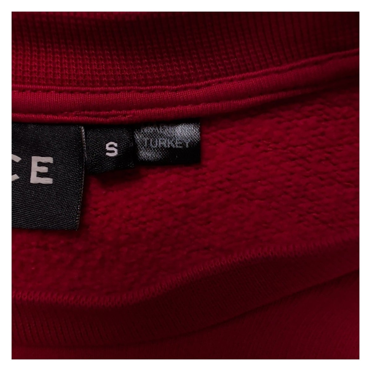 Nicce Unisex Sweatshirt S Red Multicoloured Panelled Crew Neck – product photo 5 | RewearableUK