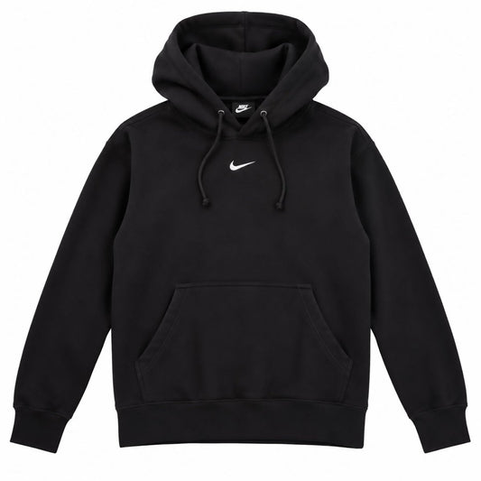 Nike Black Pullover Hoodie XS Embroidered Swoosh Logo Kangaroo Pocket – product photo 1 | RewearableUK