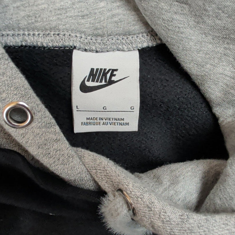 Nike Women's Cropped Hoodie L Black Grey – product photo 7 | RewearableUK