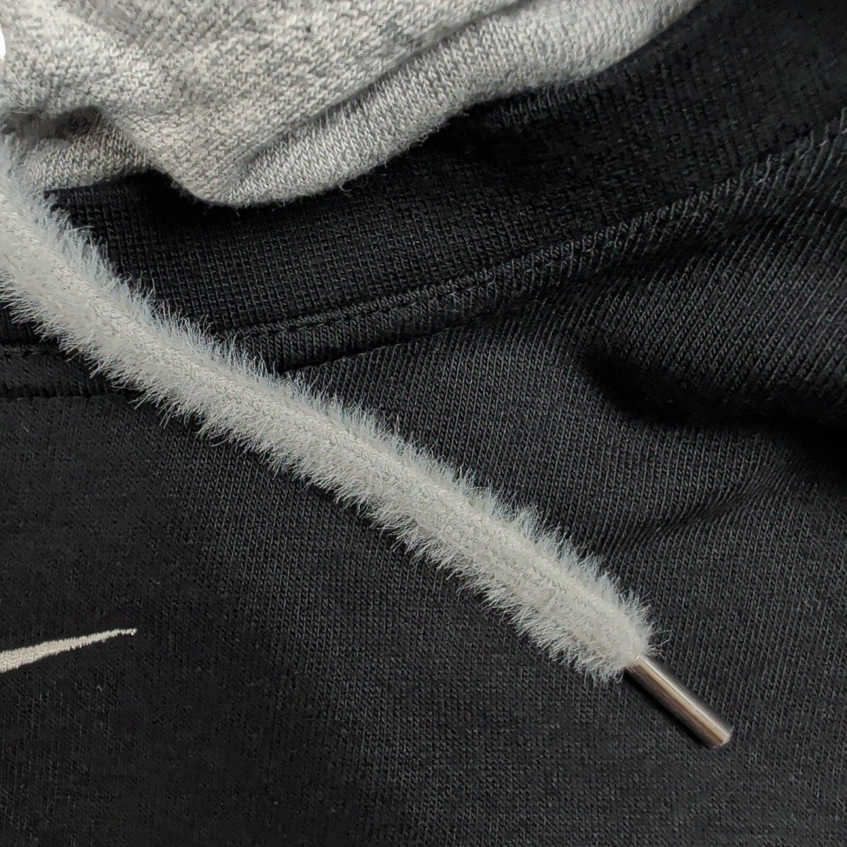 Nike Women's Cropped Hoodie L Black Grey – product photo 6 | RewearableUK