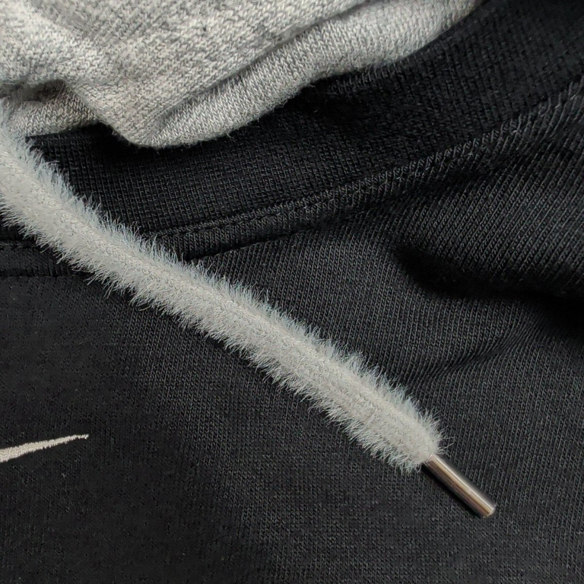 Nike Women's Cropped Hoodie L Black Grey – product photo 5 | RewearableUK