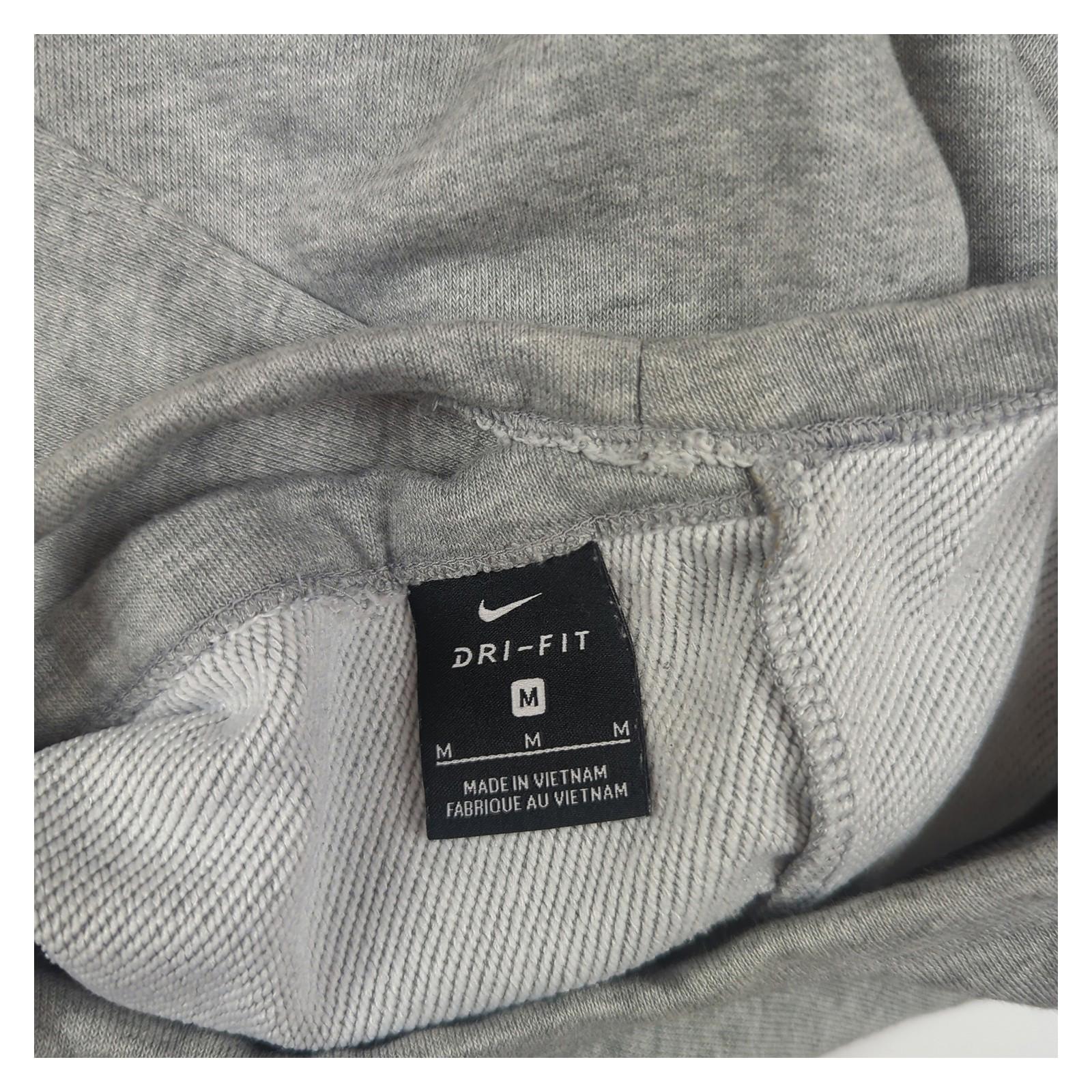 Nike Nike Dri - Fit Crewneck Sweatshirt Grey Women's M Cotton Pullover Used Sweater & Hoodie RewearableUK