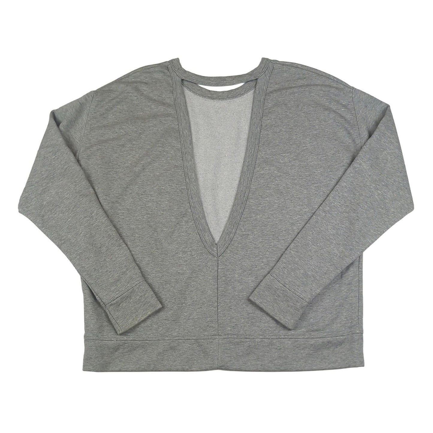 Nike Nike Dri - Fit Crewneck Sweatshirt Grey Women's M Cotton Pullover Used Sweater & Hoodie RewearableUK
