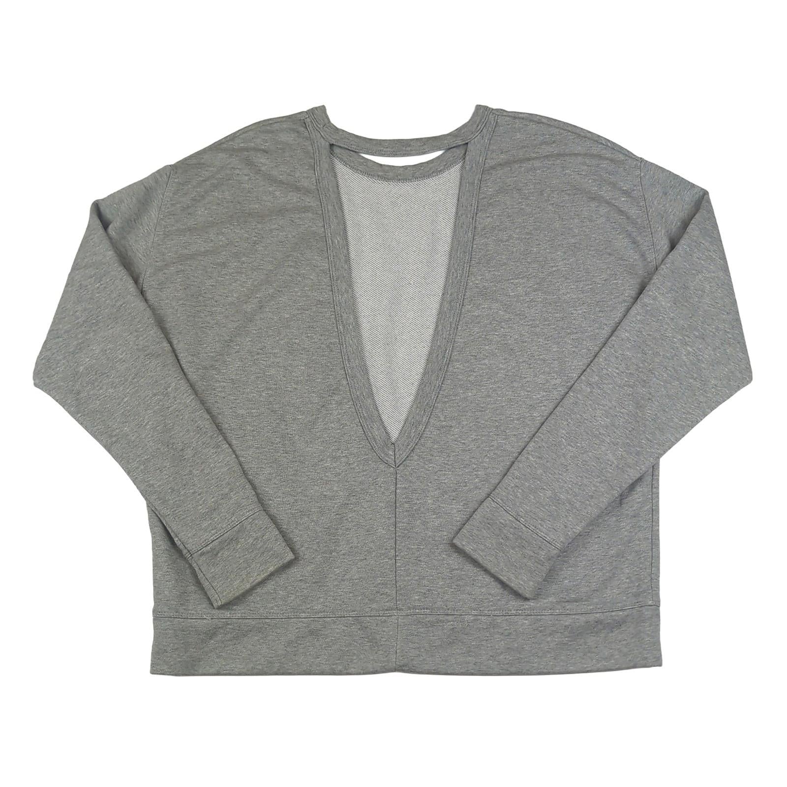 Nike Nike Dri - Fit Crewneck Sweatshirt Grey Women's M Cotton Pullover Used Sweater & Hoodie RewearableUK