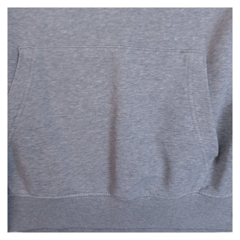 Nike Grey Marl Pullover Hoodie Size S Blue Swoosh Logo Fleece Kangaroo Pocket – product photo 5 | RewearableUK