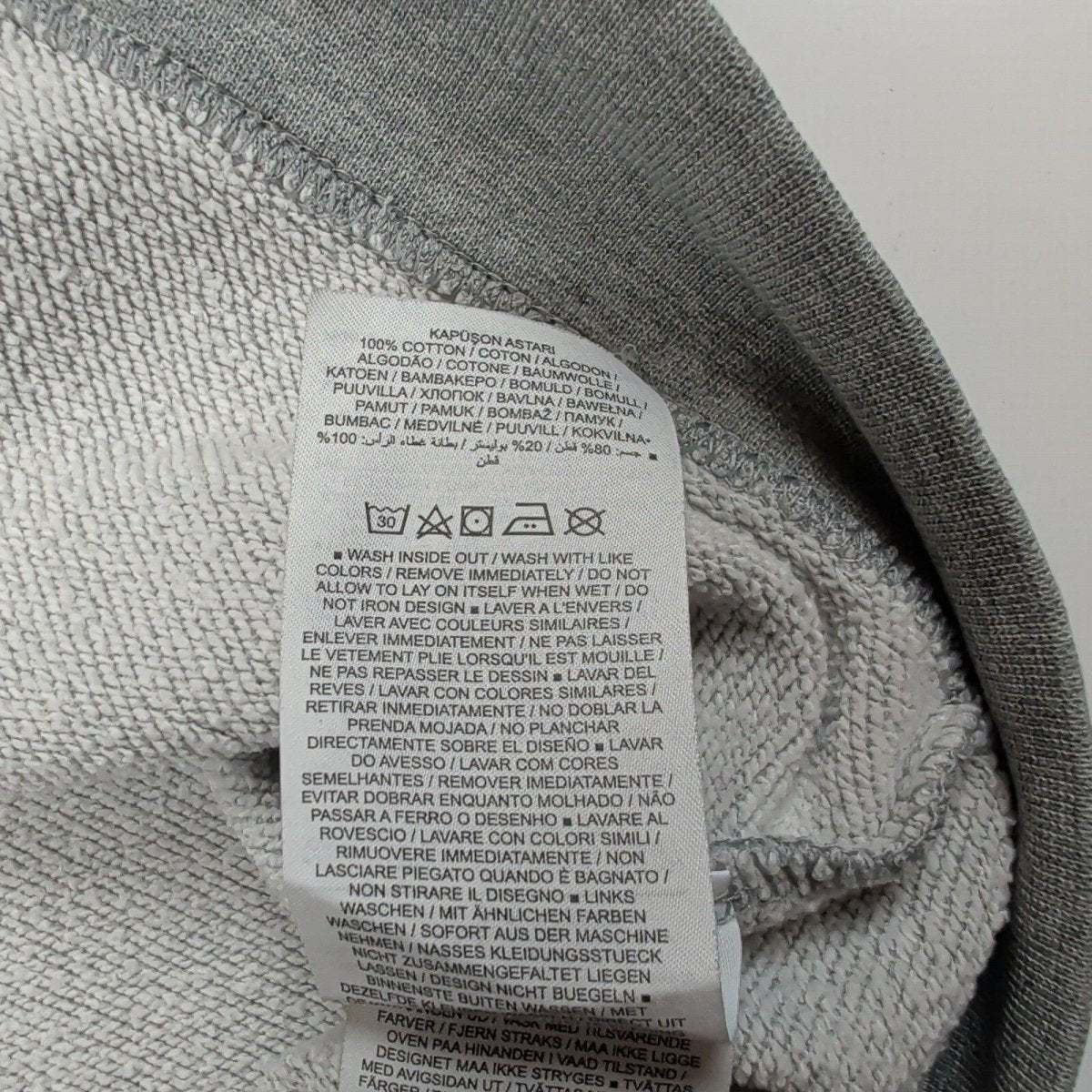 Nike Men's Embroidered Swoosh Hoodie XL Grey – product photo 6 | RewearableUK