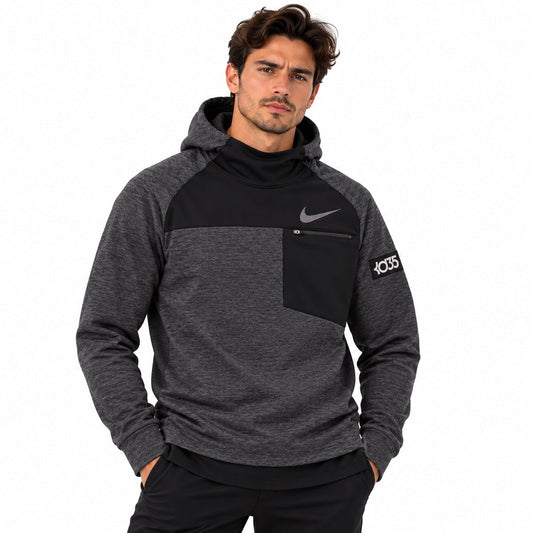 Nike KD35 Dri-FIT Quarter-Zip Unisex Hoodie M Charcoal Long Sleeve Polyester – Hoodie product photo 1 | RewearableUK