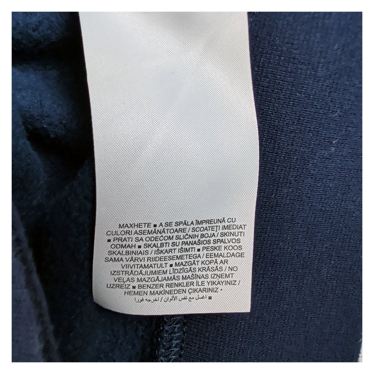 Nike Mens Hoodie Large Navy Blue Embroidered Logo Cotton – product photo 8 | RewearableUK