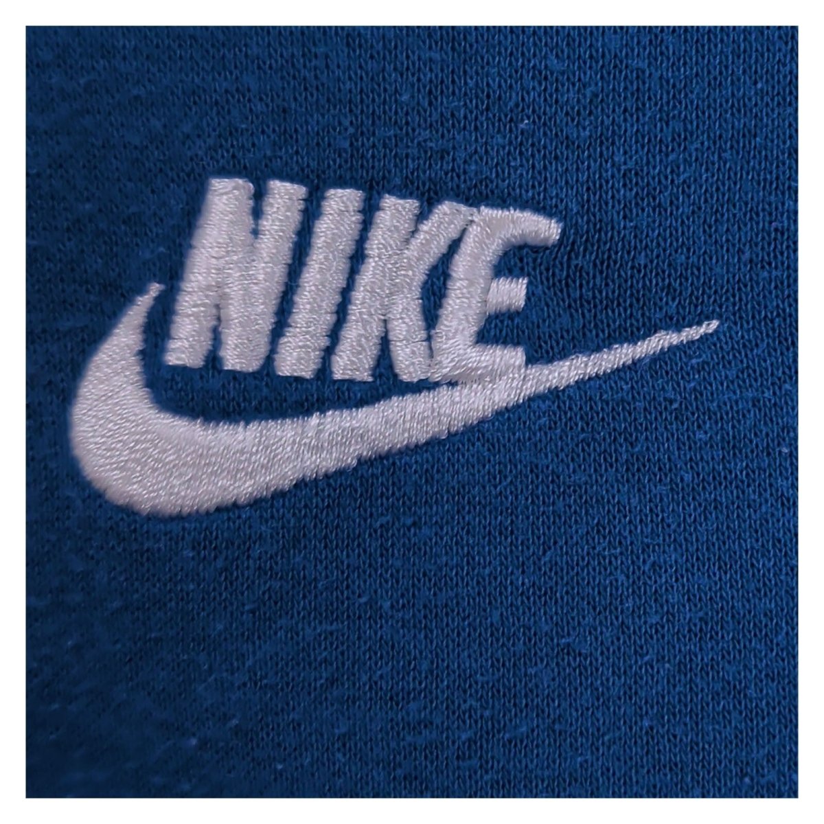 Nike Men's Hoodie S Blue Cotton Blend Casual Logo Sweatshirt – product photo 9 | RewearableUK