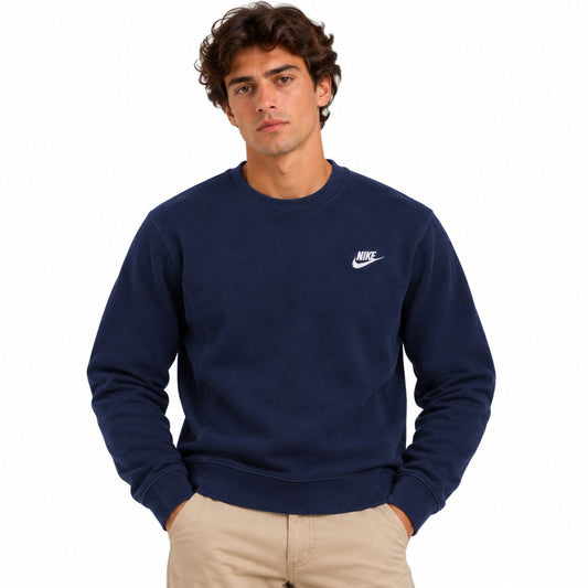 Nike Men's Logo Sweatshirt S Navy Blue – Sweatshirt product photo 1 | RewearableUK