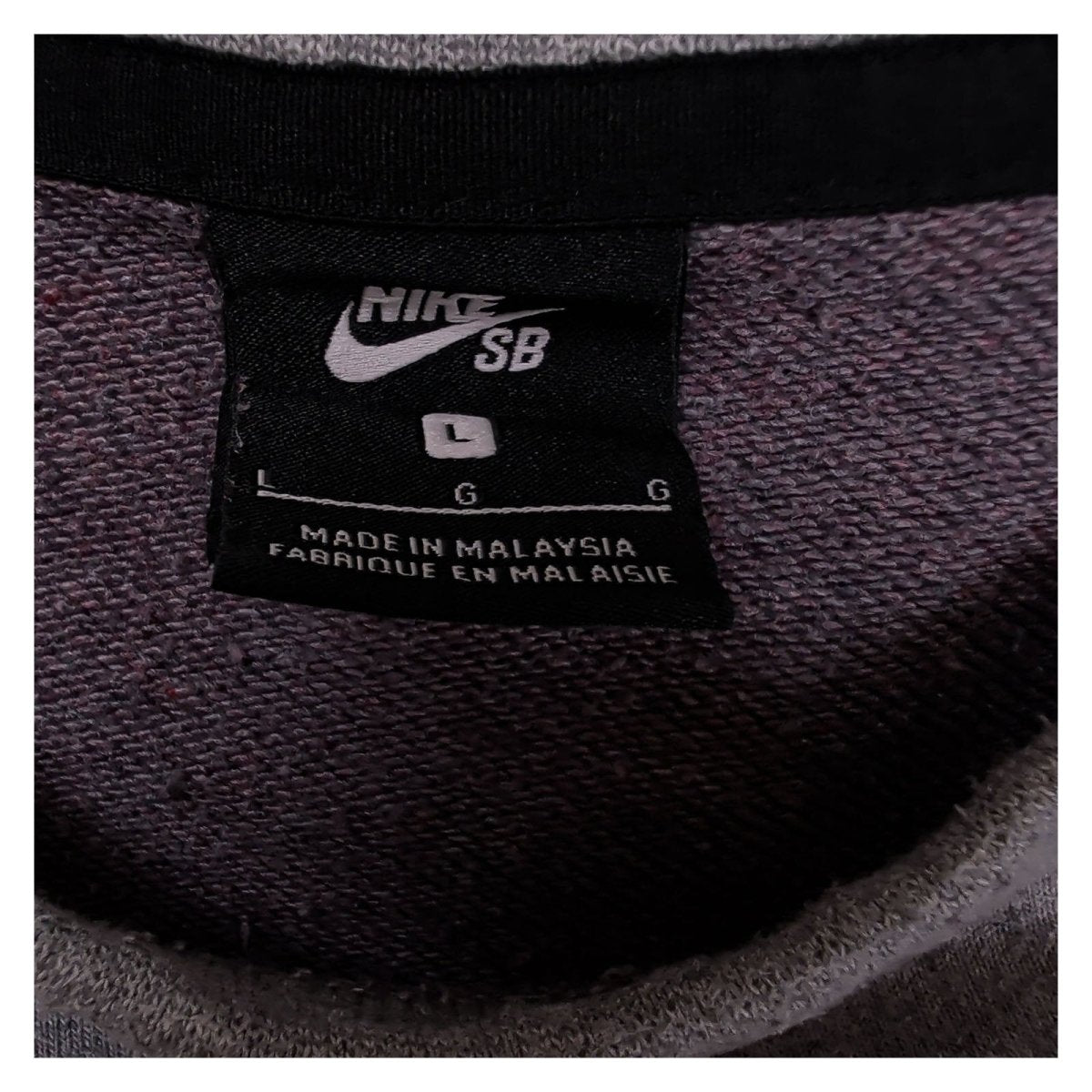 Nike Mens Sweatshirt Large Grey Embroidered Logo 80% Cotton 20% Polyester – product photo 4 | RewearableUK