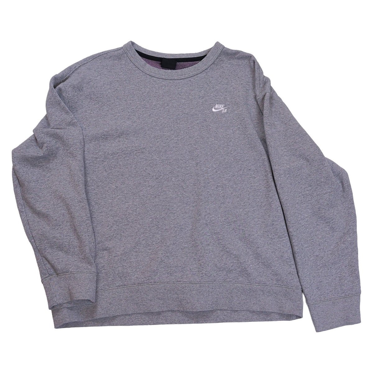 Nike Mens Sweatshirt Large Grey Embroidered Logo 80% Cotton 20% Polyester – product photo 2 | RewearableUK