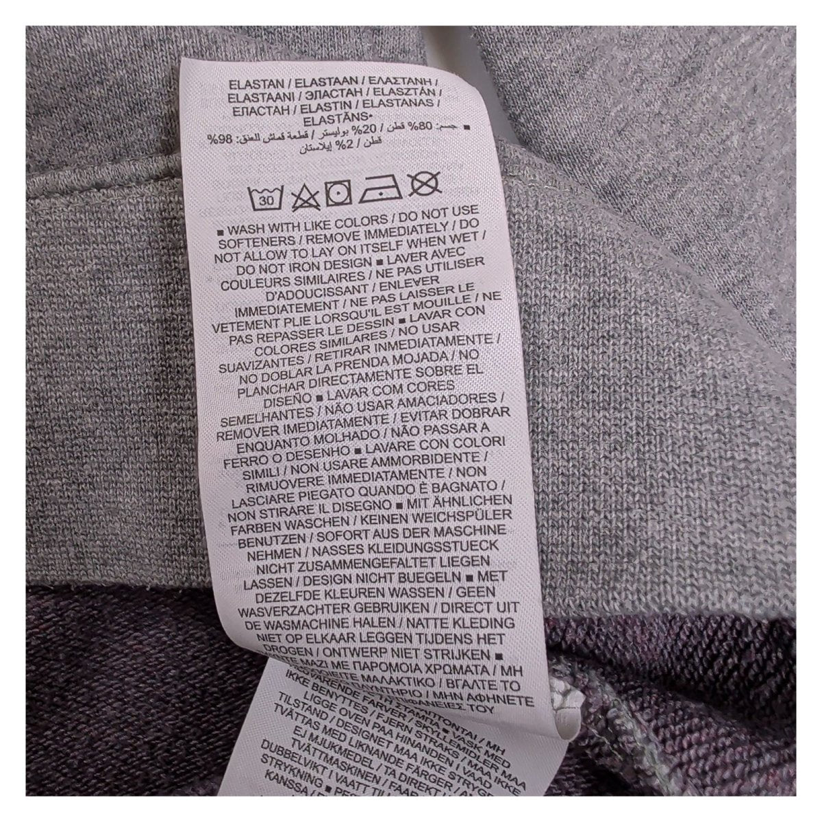 Nike Mens Sweatshirt Large Grey Embroidered Logo 80% Cotton 20% Polyester – product photo 8 | RewearableUK