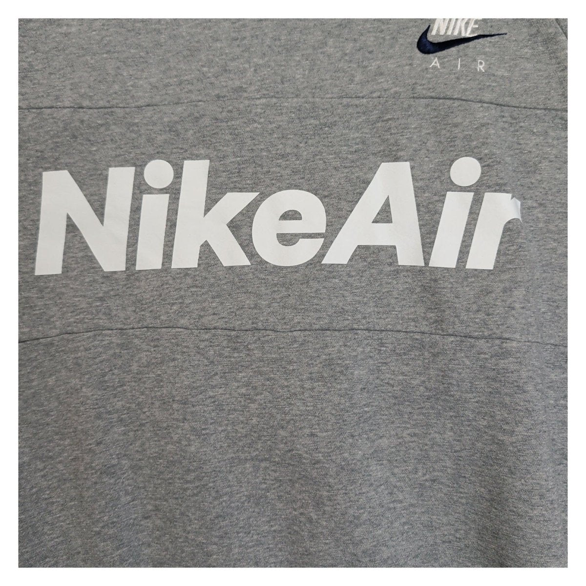 Nike Men's Sweatshirt Large Grey Nike Air Graphic – product photo 3 | RewearableUK