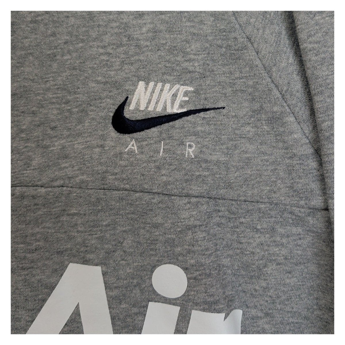 Nike Men's Sweatshirt Large Grey Nike Air Graphic – product photo 4 | RewearableUK
