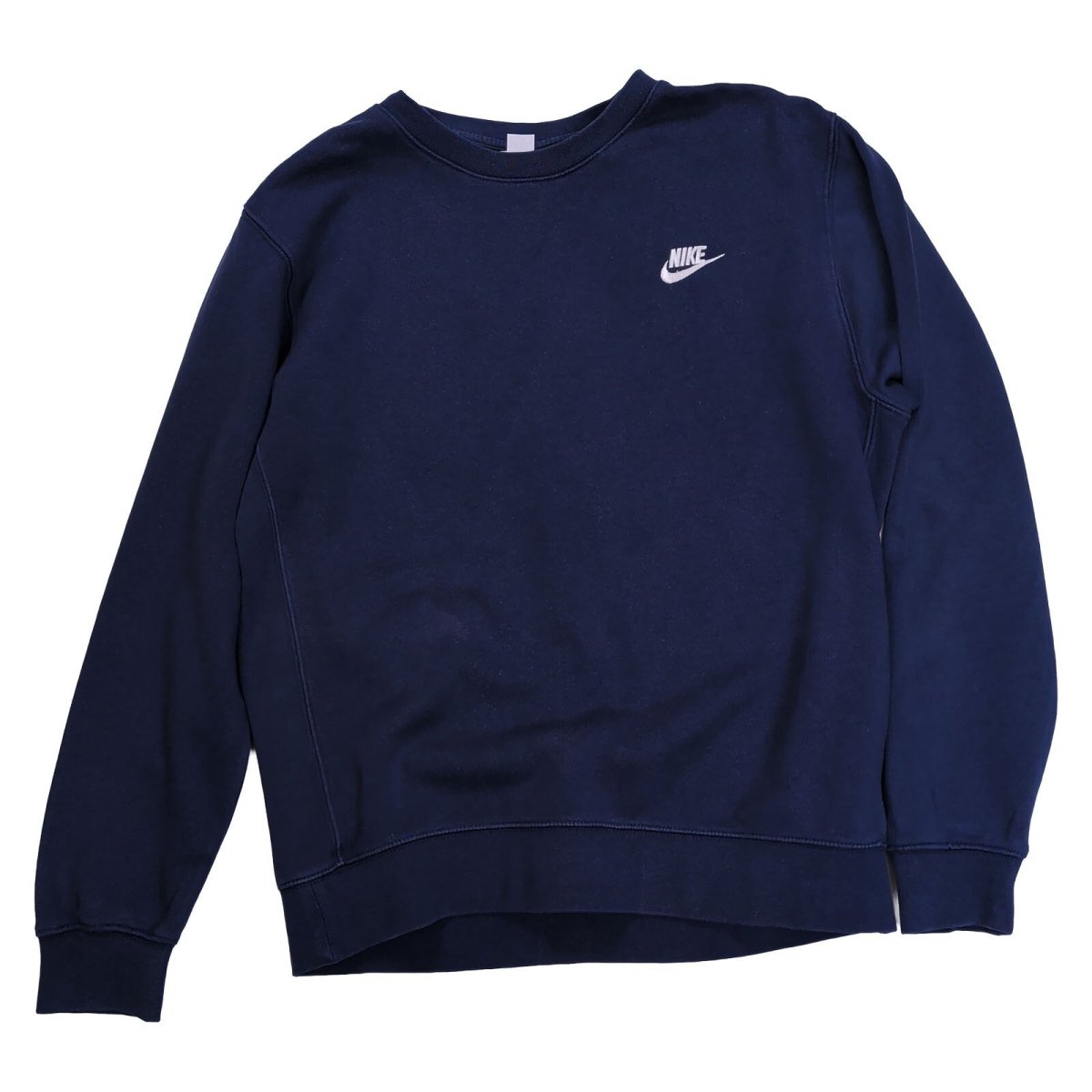 Nike Men's Sweatshirt S Navy Blue Embroidered Logo 80% Cotton 20% Polyester – product photo 2 | RewearableUK