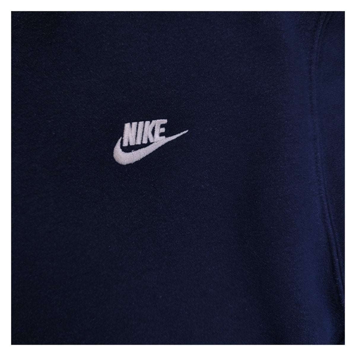 Nike Men's Sweatshirt S Navy Blue Embroidered Logo 80% Cotton 20% Polyester – product photo 4 | RewearableUK