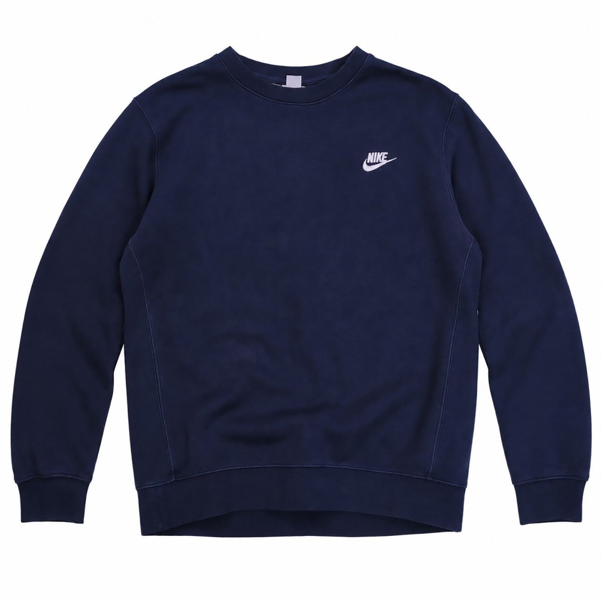 Nike Men's Sweatshirt S Navy Blue Embroidered Logo 80% Cotton 20% Polyester – product photo 1 | RewearableUK