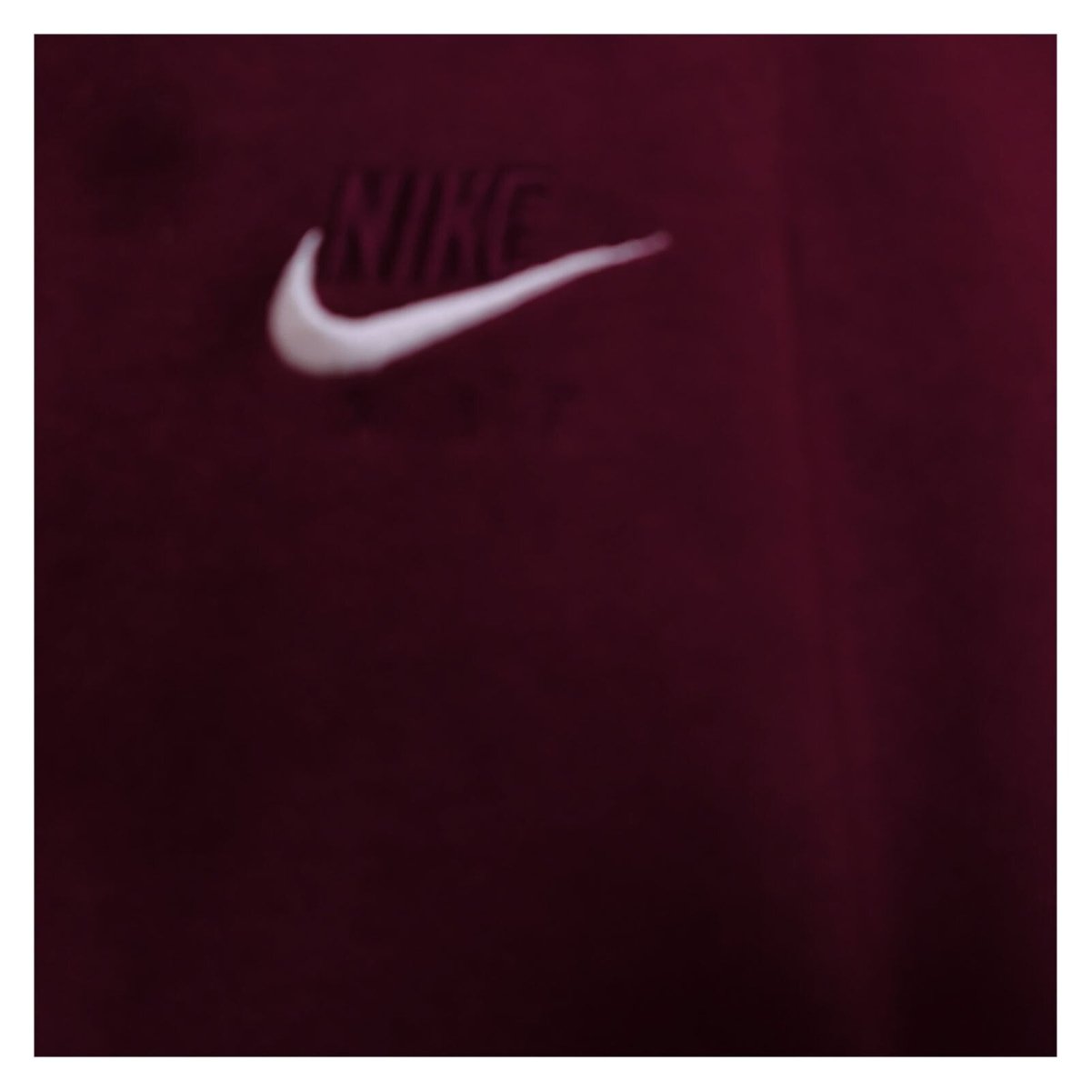 Nike Men's Sweatshirt Small Burgundy Black NikeAir Graphic – product photo 7 | RewearableUK